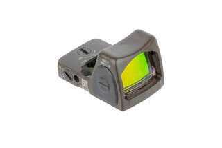 Trijicon RMR Type 2 Adjustable LED Reflex sight features a 6.5 MOA reticle and OD Green cerakote finish
